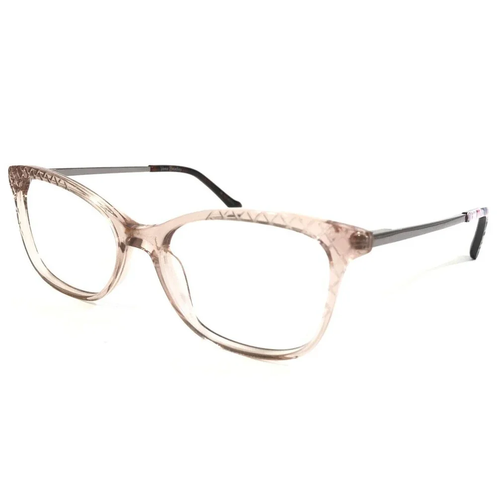 Vera Bradley Eyeglasses Frames Tavia Garden Grove Clear Pink Silver 54-17-138